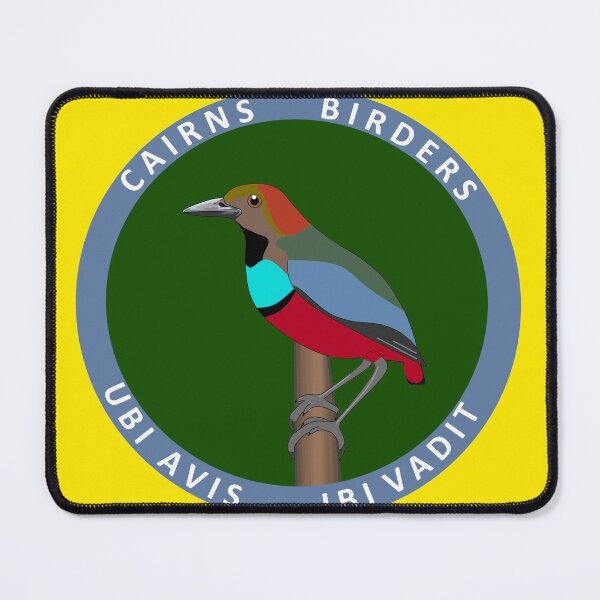 Item preview, Papuan Pitta with Cairns Birders and motto designed and sold by CairnsBirders.