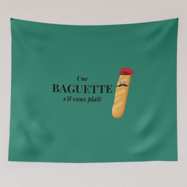 Item preview, Baguette Sil Vous Plait French Bread I love France designed and sold by BentleyHall.