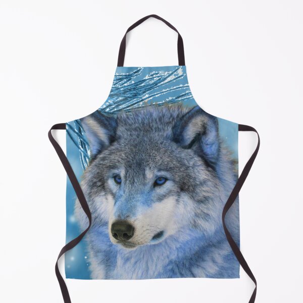 Item preview, Portrait of Snow wolf designed and sold by The Love Quill.