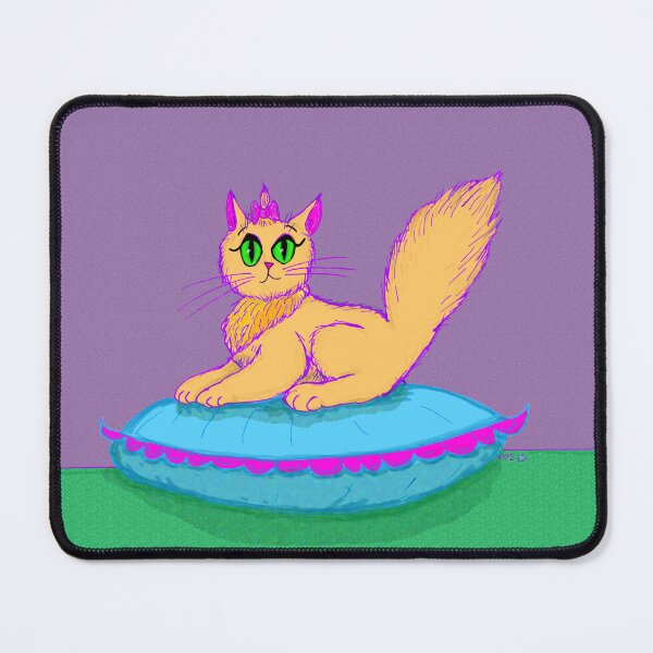 Item preview, Adorable Fluffy Kitten Sitting on a Cushion designed and sold by Cats-And-Kat.