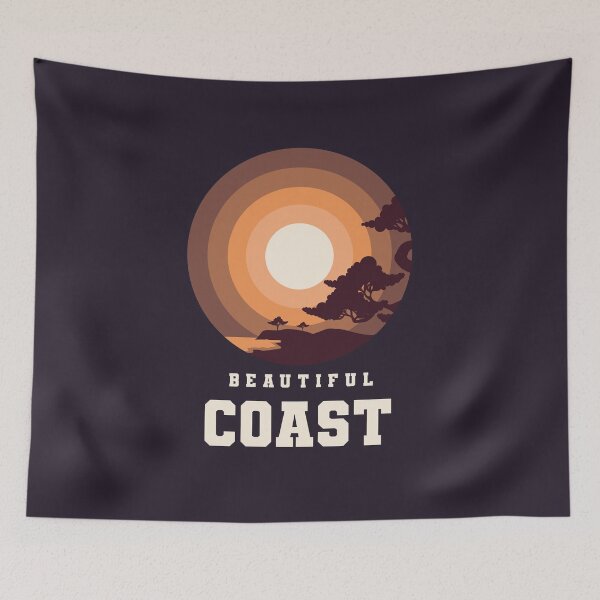 Item preview, Beautiful Coast designed and sold by Viability Creative.