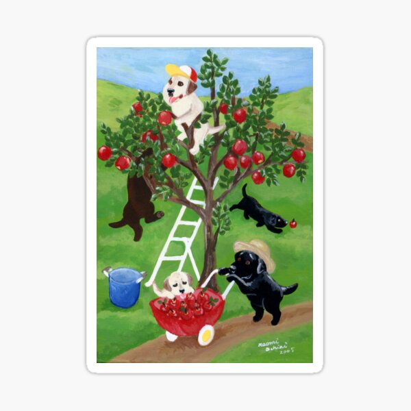 Apple Tree Labradors Sticker