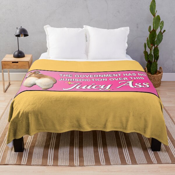 Item preview, Government Has No Jurisdiction Over This Juicy Ass - Funny Political Dog Meme designed and sold by Picket Club.