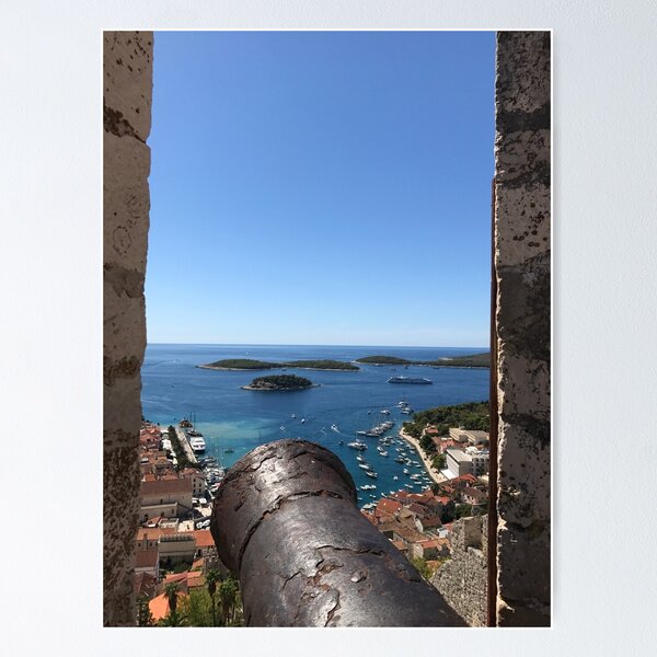 Croatia - Hvar Fort Poster