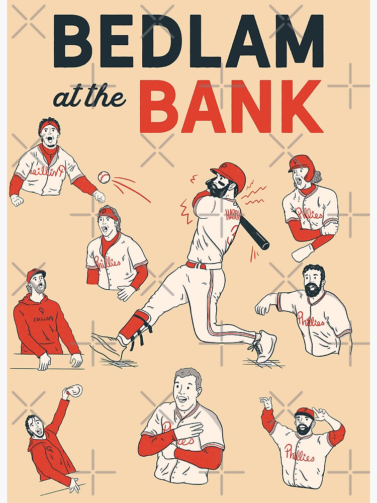 Retro Philadelphia Phillies Baseball Art