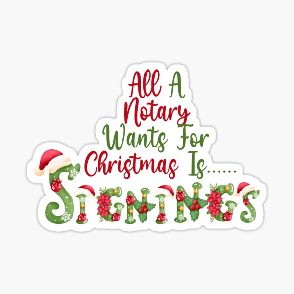 Notaire Signataire Signataire Sticker