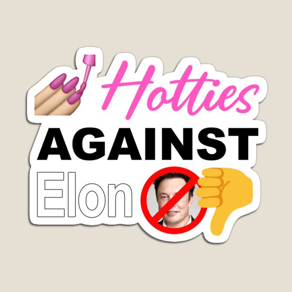 Vista previa del artículo con la obra «Bellezas contra Elon Musk - Anti multimillonarios», diseñado y vendido por SSFootball.