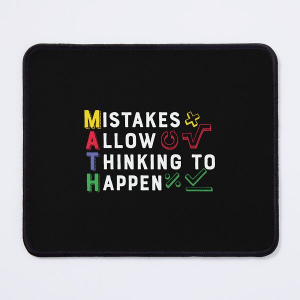 Item preview, Mistakes Allow Thinking Happen Math designed and sold by heamroaida4.