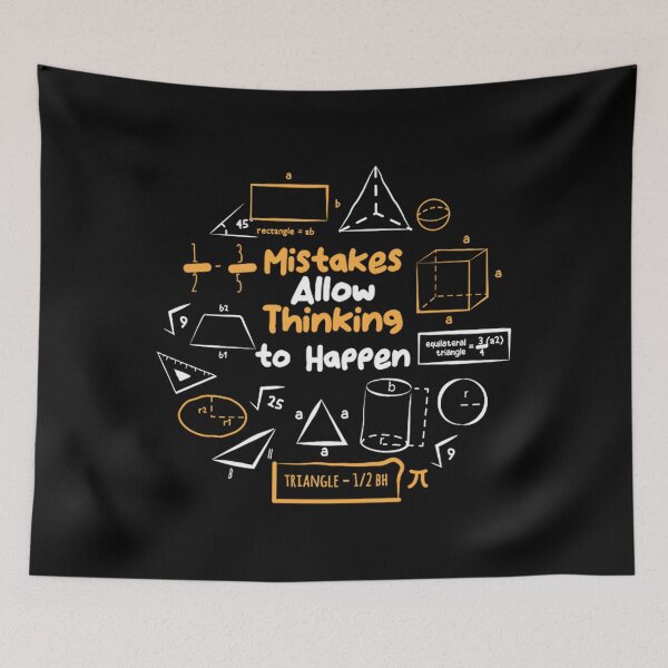 Item preview, mistakes allow thinking to happen geometry gift thomas larch transparent designed and sold by heamroaida4.
