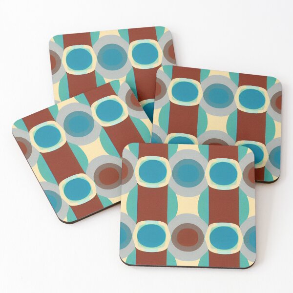 Item preview, Retro Mod Mid Century Circles designed and sold by pugmom4.