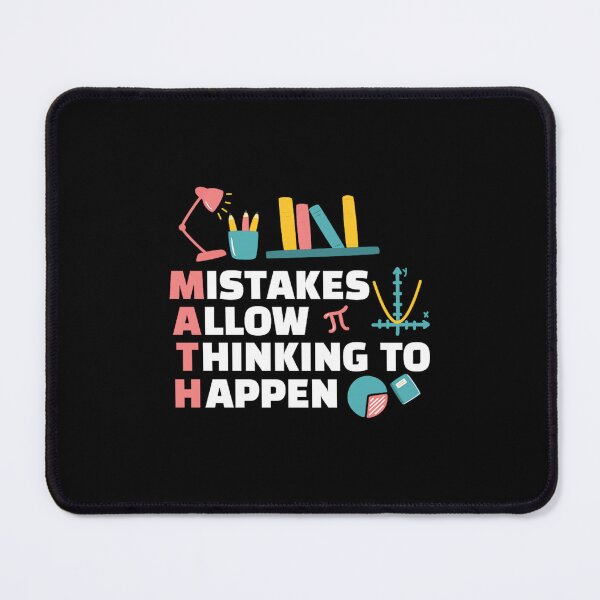 Item preview, mistakes allow thinking to happen math teacher for teachers tom schiesswald transparent designed and sold by heamroaida4.