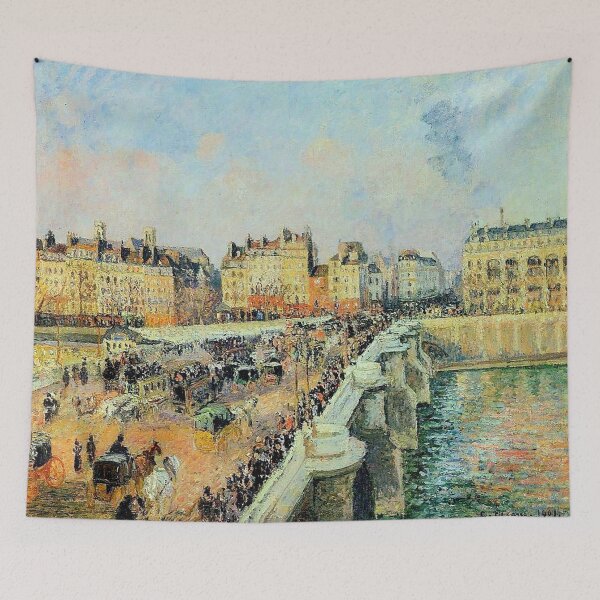 Item preview, The pont Neuf afternoon Sunlight  Camille Pissarro designed and sold by OldTimeArt.