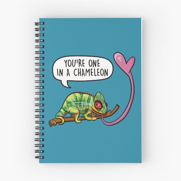 Item preview, You're One in a Chameleon - Cute Chameleon Cartoon Love Pun designed and sold by LEFDDesigns.