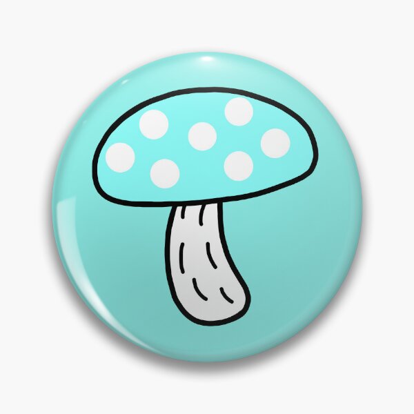 Item preview, Pastel blue mushroom  designed and sold by charmednight.