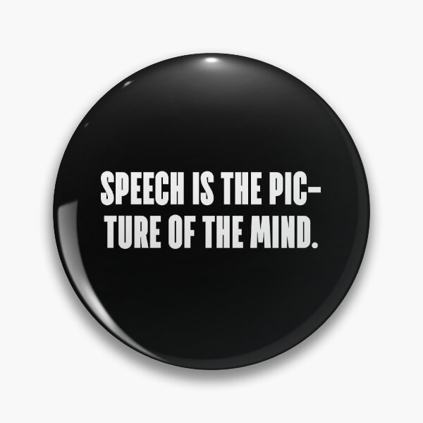 Item preview, Speech is the picture of the mind. designed and sold by 1Lio.