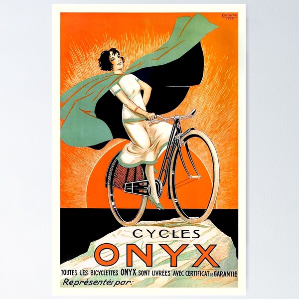 Item preview, 1925 Onyx Cycles French Advertising Poster  designed and sold by retrographics.