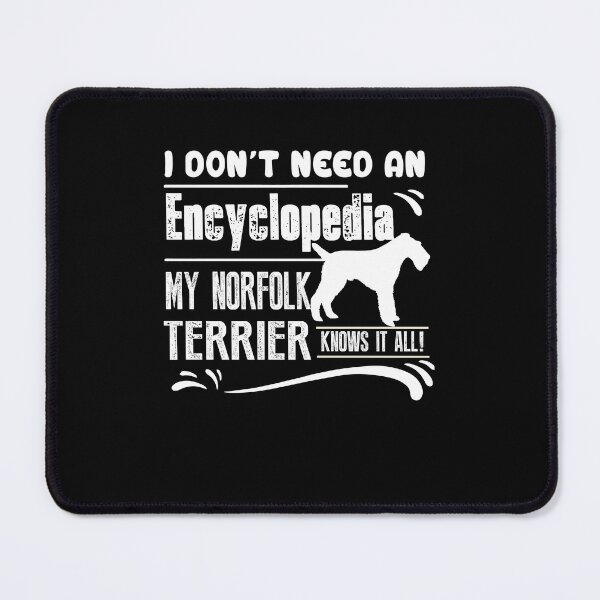 Item preview, My Norfolk Terrier Knows It All designed and sold by UnknownArtistt.