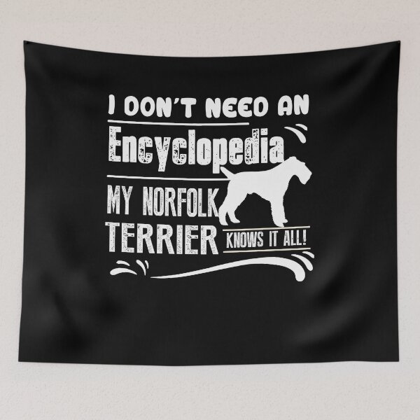 Item preview, My Norfolk Terrier Knows It All designed and sold by UnknownArtistt.