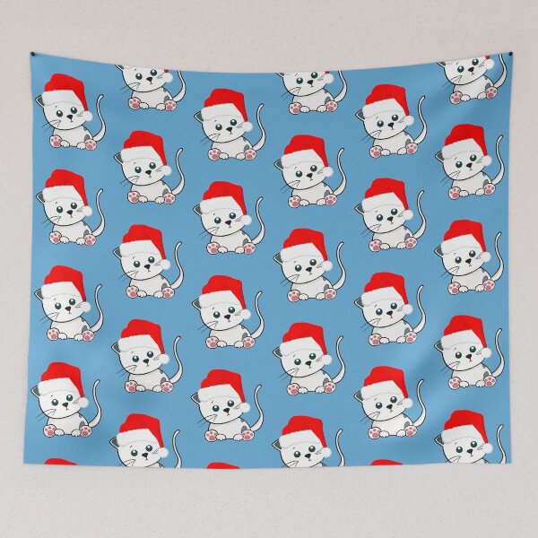 Item preview, Santa Cat designed and sold by FlippinTurtles.