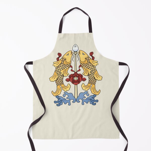 Item preview, Yellow Fish Auspicious Symbol Of Buddhism designed and sold by ViewerEqualsPhoton.