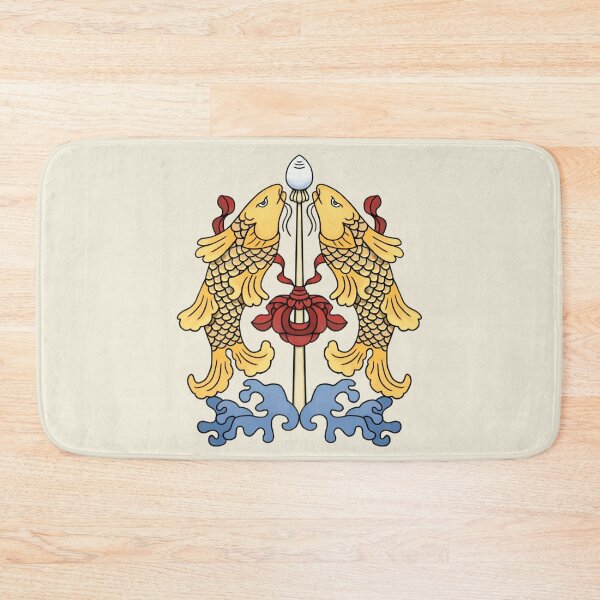 Item preview, Yellow Fish Auspicious Symbol Of Buddhism designed and sold by ViewerEqualsPhoton.