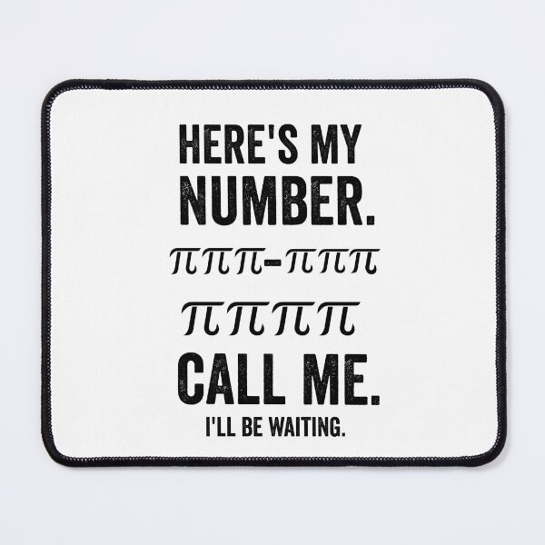 Item preview, Funny Pi Phone number designed and sold by TJHstudio.
