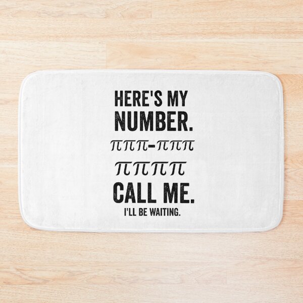 Item preview, Funny Pi Phone number designed and sold by TJHstudio.