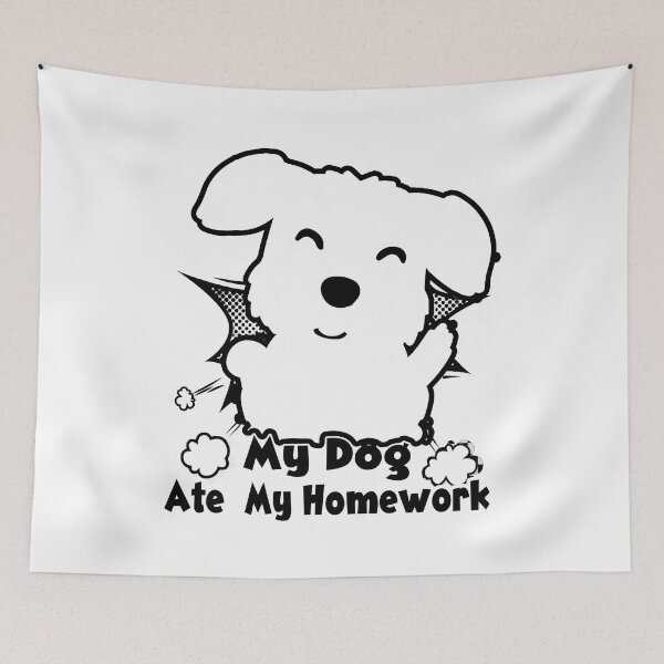 Item preview, My Norwich Terrier Ate my Homework designed and sold by UnknownArtistt.