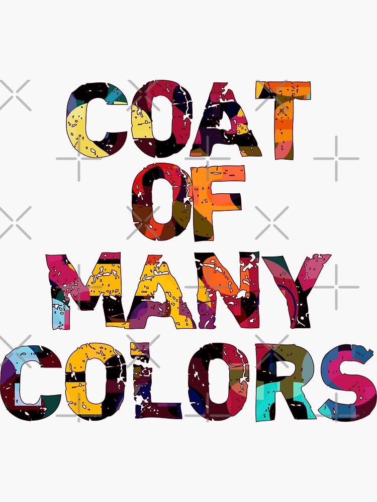 "Coat of many Colors" Sticker for Sale by Vienna15 Redbubble