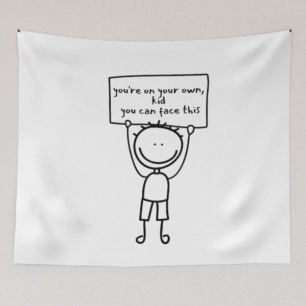 Item preview, You can face this / You're on your own kid  designed and sold by BloompodDesigns.