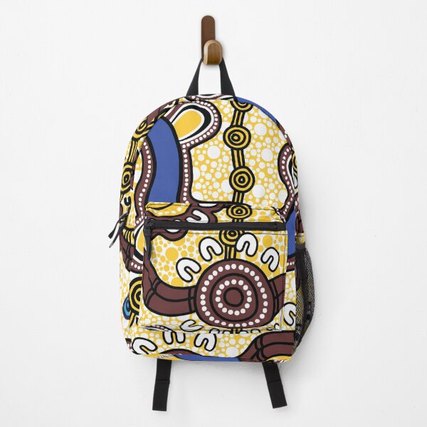 Item preview, Authentic Aboriginal Art - Gathering along Cabbage Tree Creek designed and sold by HogarthArts.