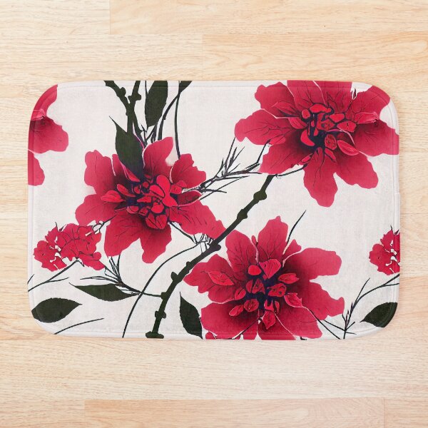 Item preview, Seamless Japanese Floral Pattern designed and sold by soriiiiin.
