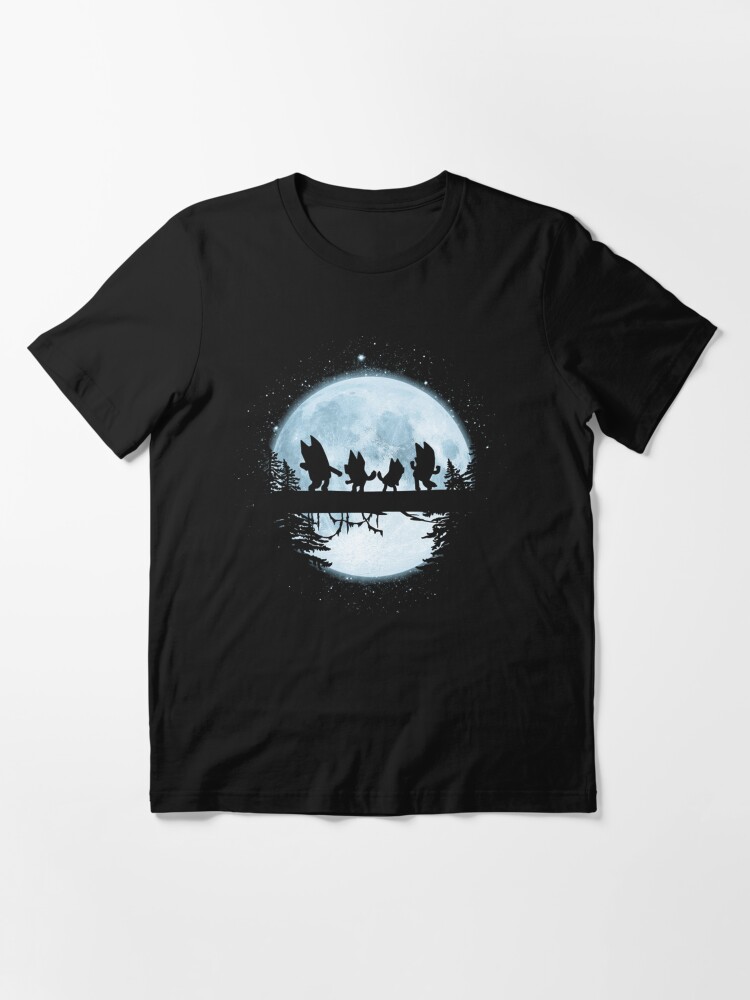 Thumbnail 3 of 7, Essential T-Shirt, Midnight Dancing - Blu designed and sold by Daren9a4455.