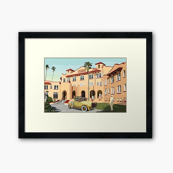 Item preview, Art Deco Fenway Hotel, Dunedin, Florida designed and sold by contourcreative.