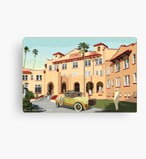 Art Deco Fenway Hotel, Dunedin, Florida Canvas Print