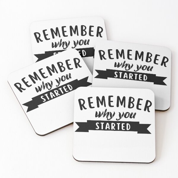 Item preview, Remember why you started designed and sold by CreacionsMeraki.