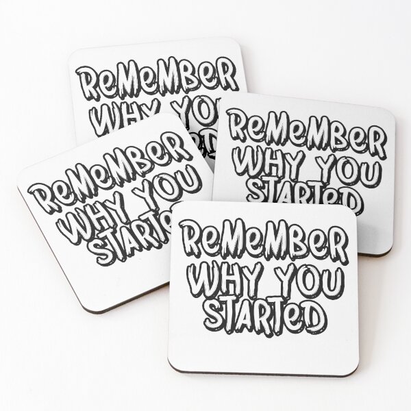 Item preview, Remember why you started designed and sold by CreacionsMeraki.