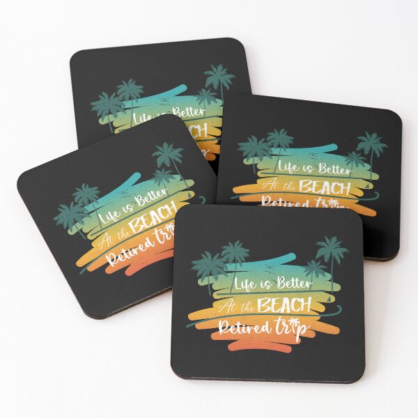 Item preview, Life is Better at the Beach Retired Trip Vacation Vibes designed and sold by Karry-Pat.