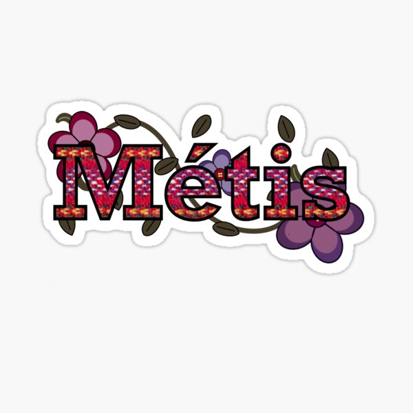 Item preview, Métis with Flowers designed and sold by camrynangela.