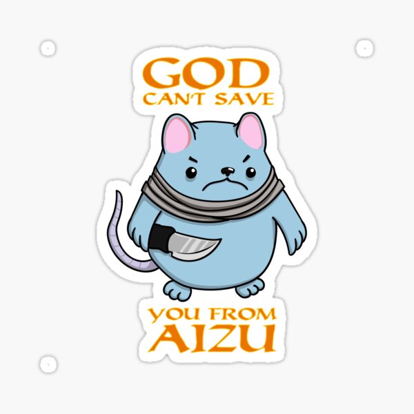 Item preview, Aizu Atacc - Gott kann dich nicht vor Aizu retten designed and sold by whytewolfe.