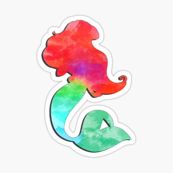 Item preview, Mermaid watercolor princess designed and sold by becsdoesart.