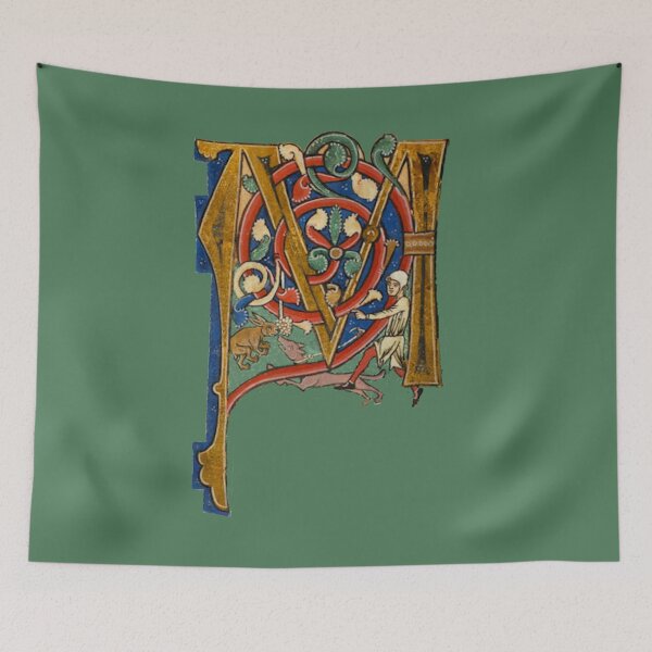 Item preview, Illuminated Initial M designed and sold by artimaeus.
