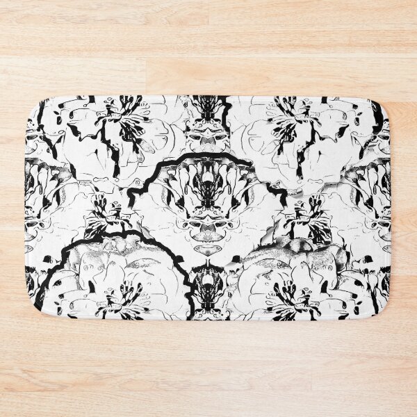 Item preview, peonies, white, large, monochrome, minimalism, white, black. white background, black lines designed and sold by Maria Mihailova.