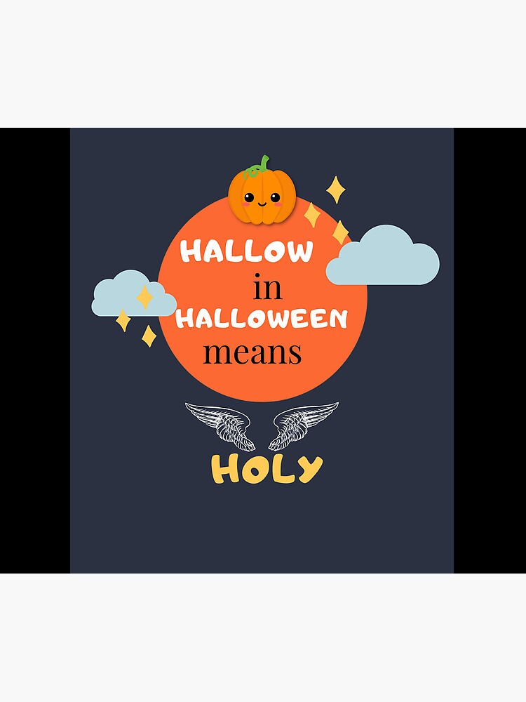 Thumbnail 5 of 5, Mouse Pad, Hallow in Halloween means holy. designed and sold by singlecatholic.