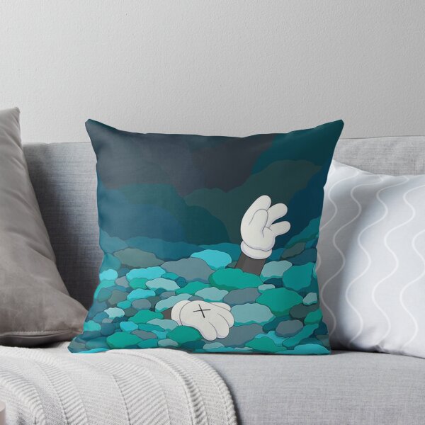 クッション・座布団 kaws original fake cushion pillow gray Kaws Pillow | eBay