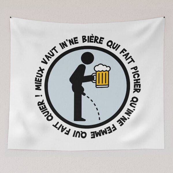 Item preview, It's better to have a beer that makes you piss than a woman who quips! designed and sold by humour-chti.