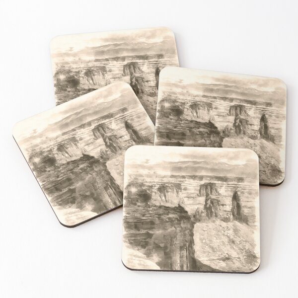 Item preview, Western Canyon Watercolor designed and sold by Ryan  Rad.