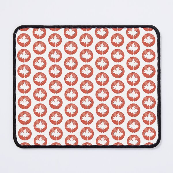 Item preview, Circular Seamless Pattern Autumn Maple Red Leaves designed and sold by wolfkin-design.