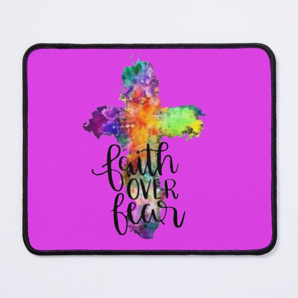Item preview,  Faith over Fear Colorful Cross  2PK designed and sold by Rowena Jones.