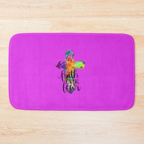 Item preview,  Faith over Fear Colorful Cross  2PK designed and sold by Rowena Jones.